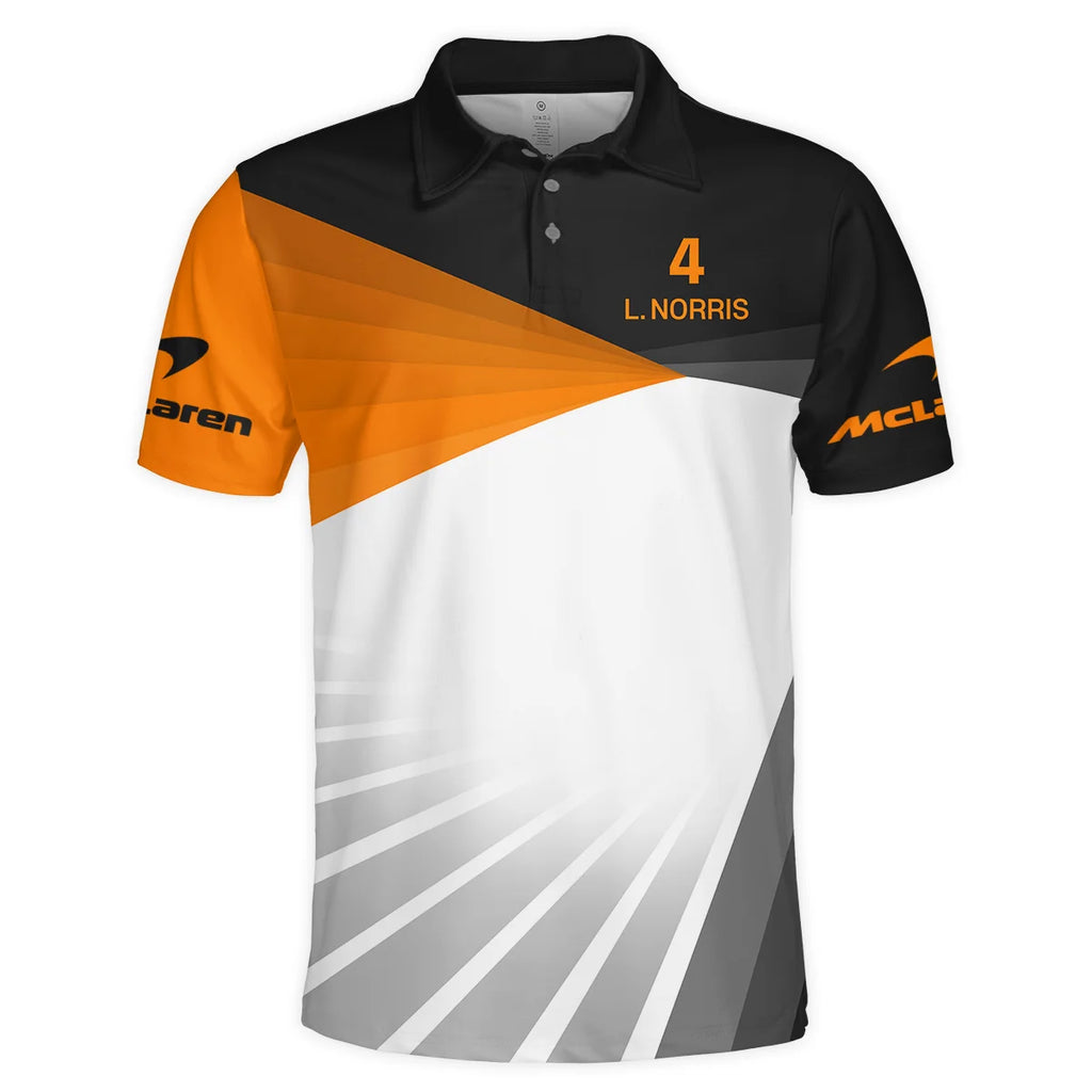 Lando Norris McLaren F1 Polo Shirt All Over Prints BLMCL3425A3PL