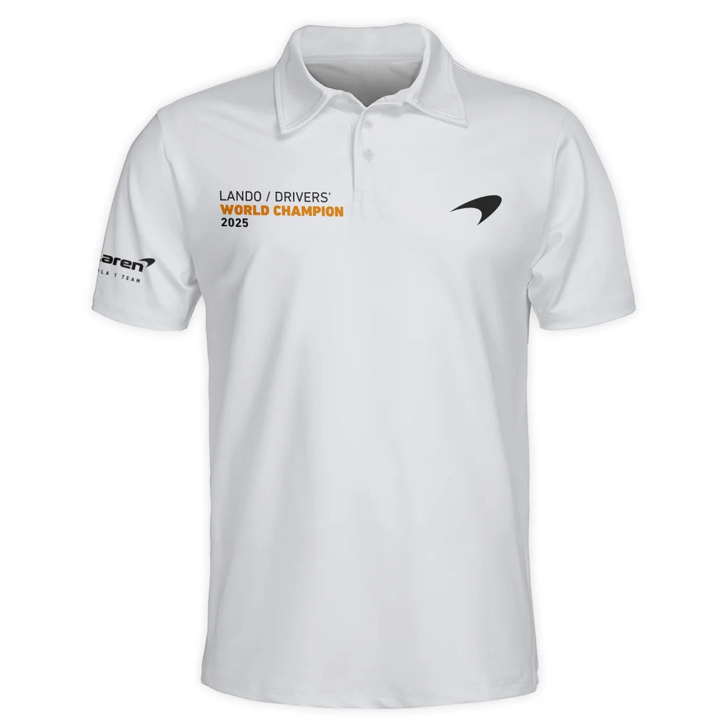Welcome To The Club Lando Norris McLaren F1 Team Polo Shirt BLNRWDCA14PL
