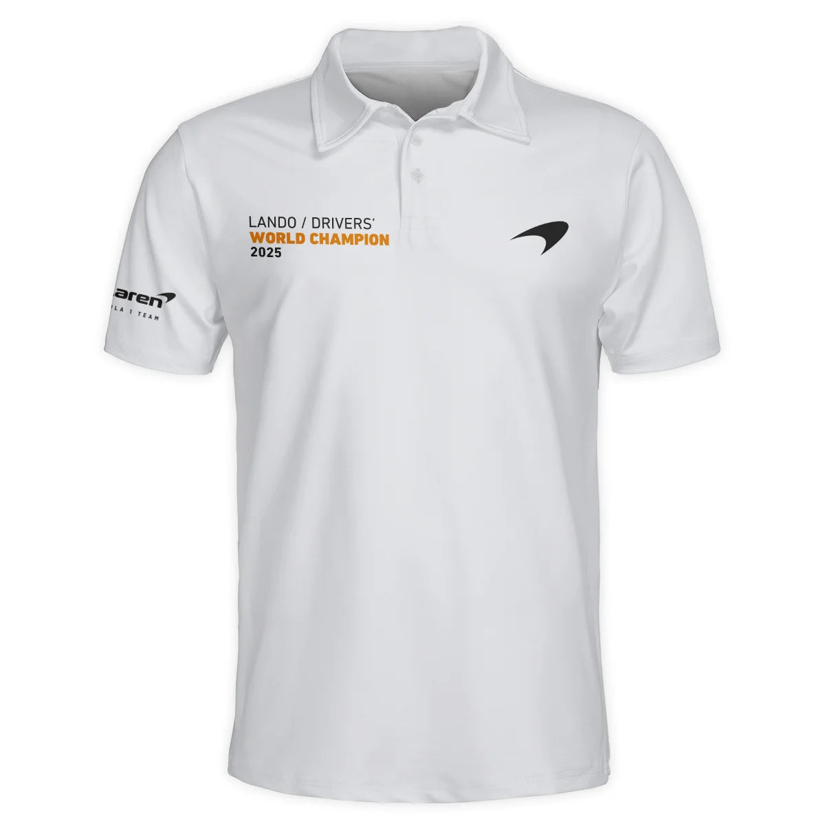 Welcome To The Club Lando Norris McLaren F1 Team Polo Shirt BLNRWDCA14PL