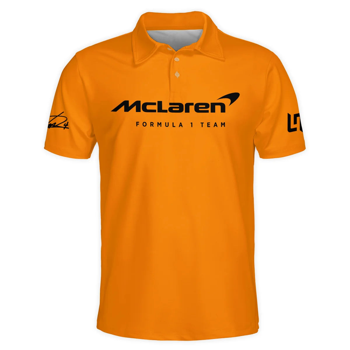 2025 F1 Driver Champion Lando Norris McLaren F1 Team Polo Shirt BLNRWDCA6PL