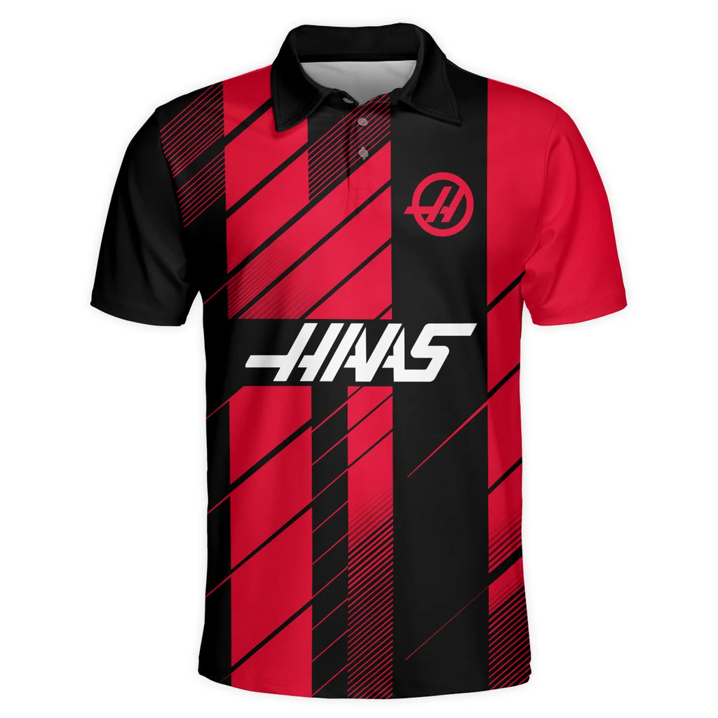 Haas F1 Teamwear Polo Shirt BLVA5326A2HAASPL
