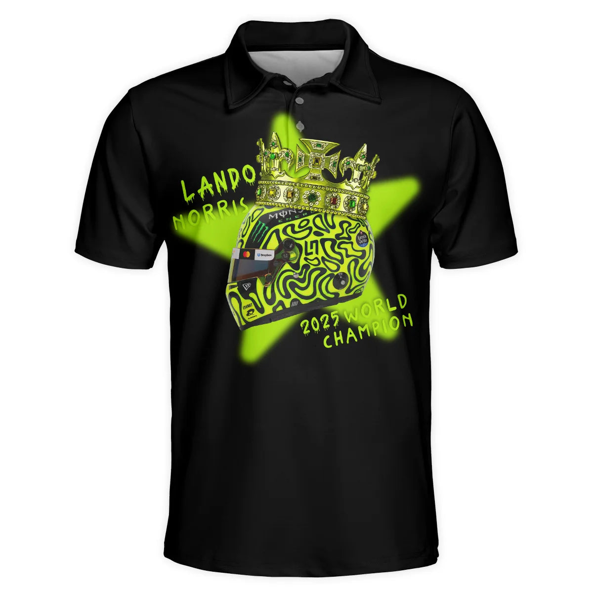 Lando Norris Crown World Champion Polo Shirt BLVALN051225A6PL