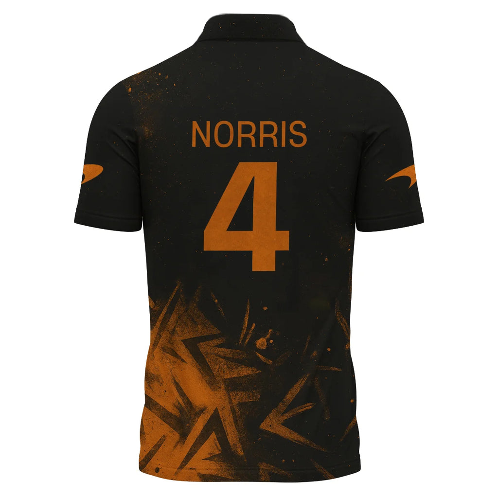Lando Norris McLaren F1 Polo Shirt All Over Prints BLMCL3525A3NRPL