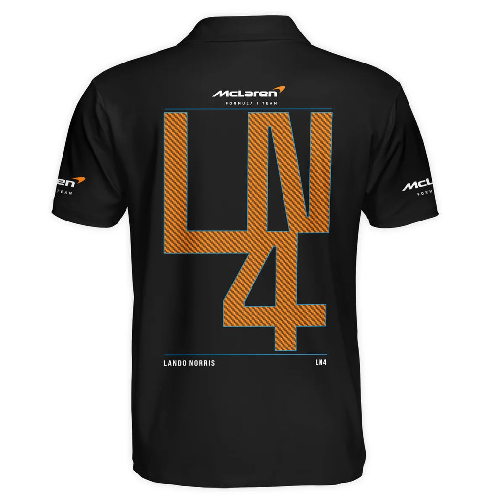 Lando Norris LN4 World Champion McLaren F1 Team Polo Shirt BLVALN051225A8PL