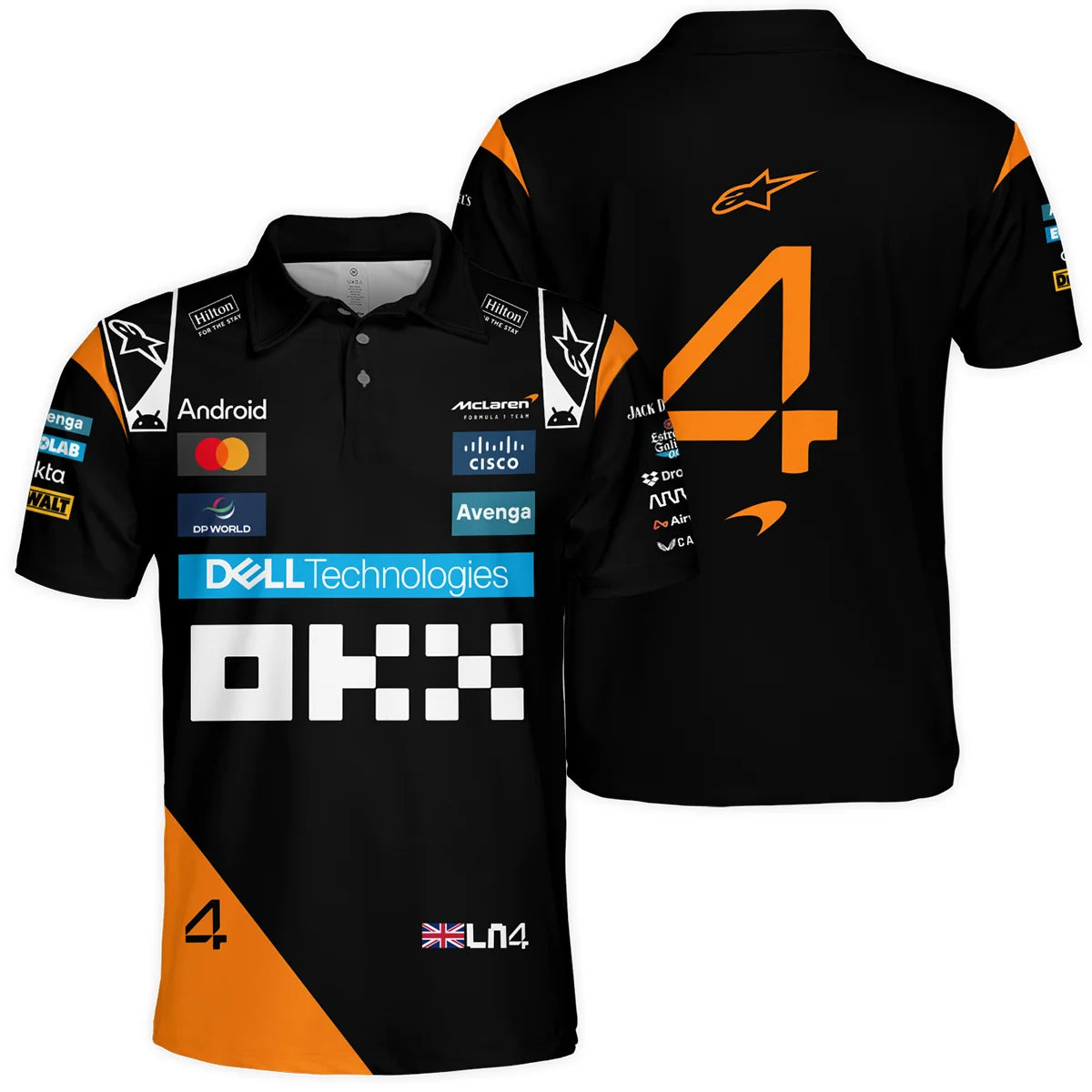 Lando Norris McLaren Formula One Exclusive Polo Shirt BLF1180525A2PL