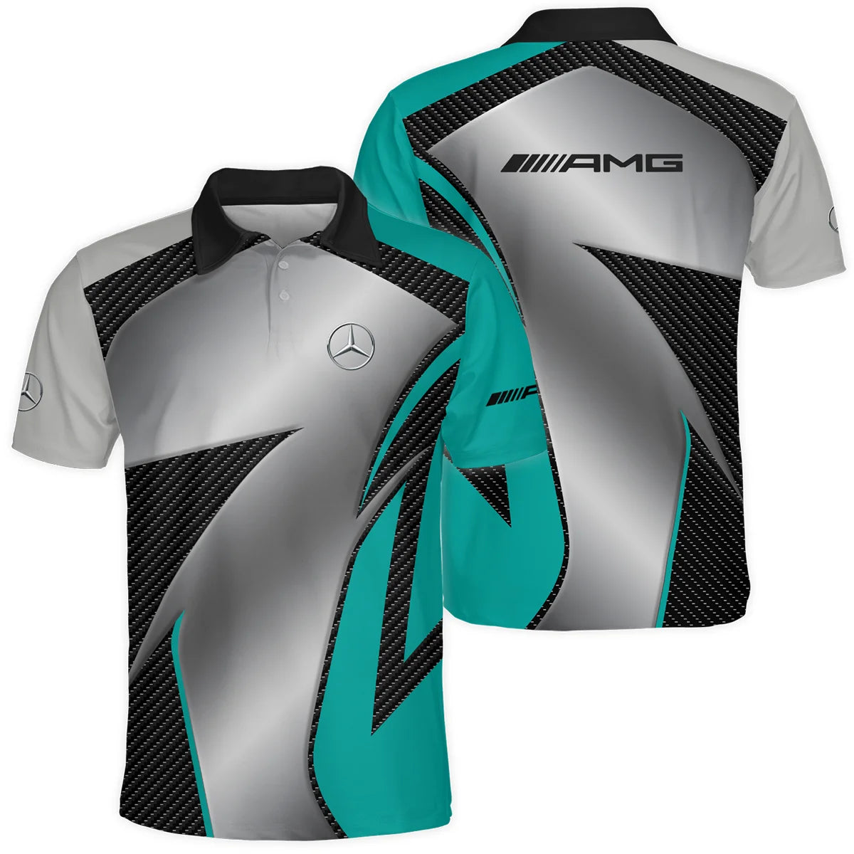 Mercedes F1 Team For Fans - Polo Shirt BLVAF1031225A2MERPL