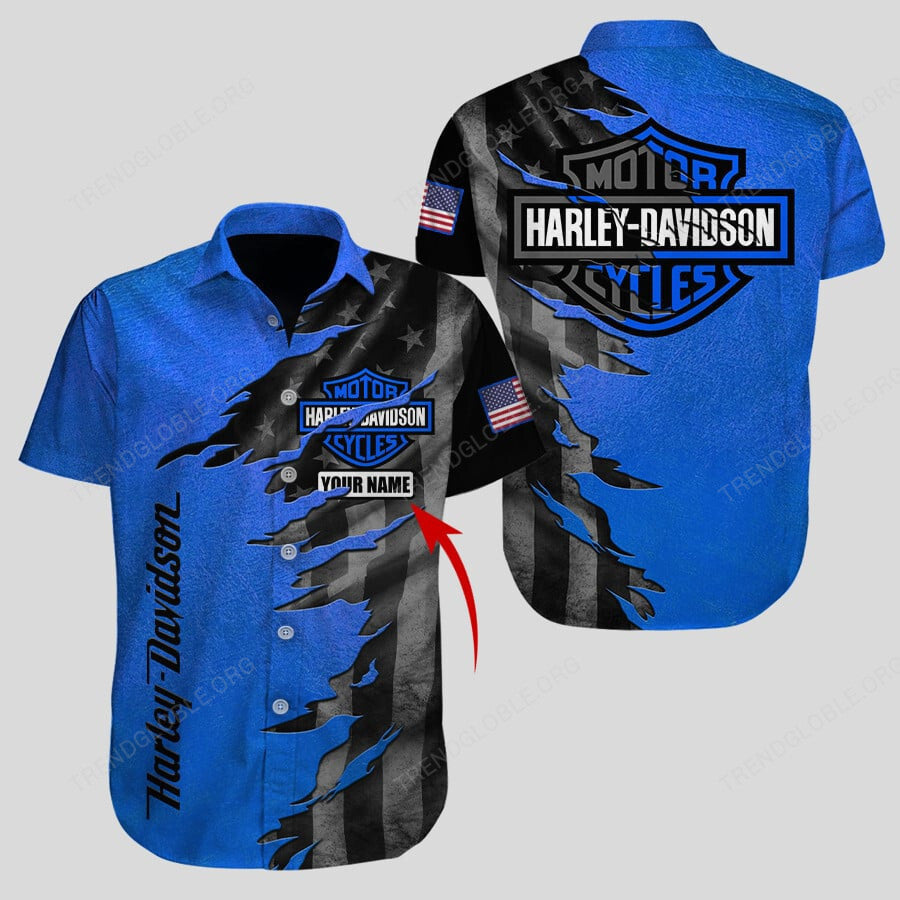 HLD Short Sleeve Shirts Custom Name T28