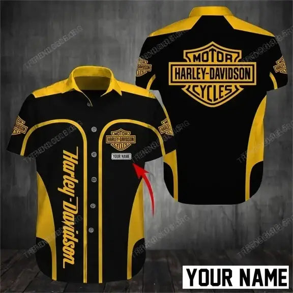 HD Short Sleeve Shirts Custom Name D21