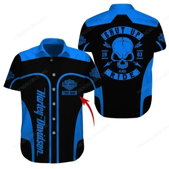 HD Short Sleeve Shirts Custom Name D33