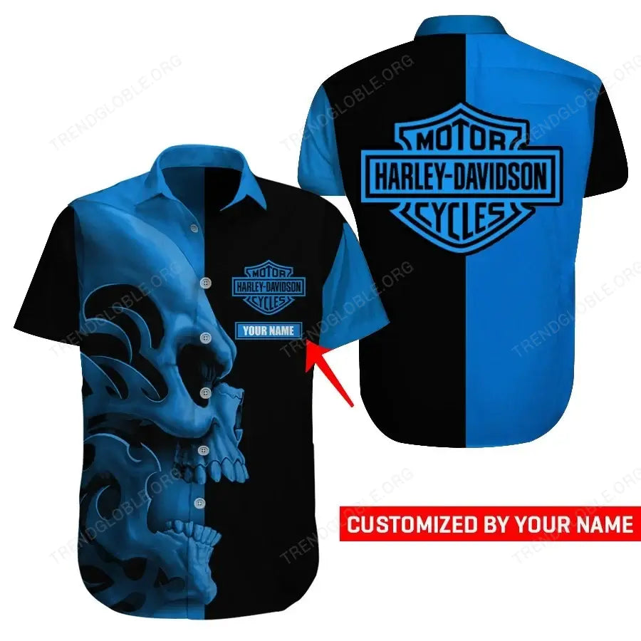 HD Short Sleeve Shirts Custom Name D38