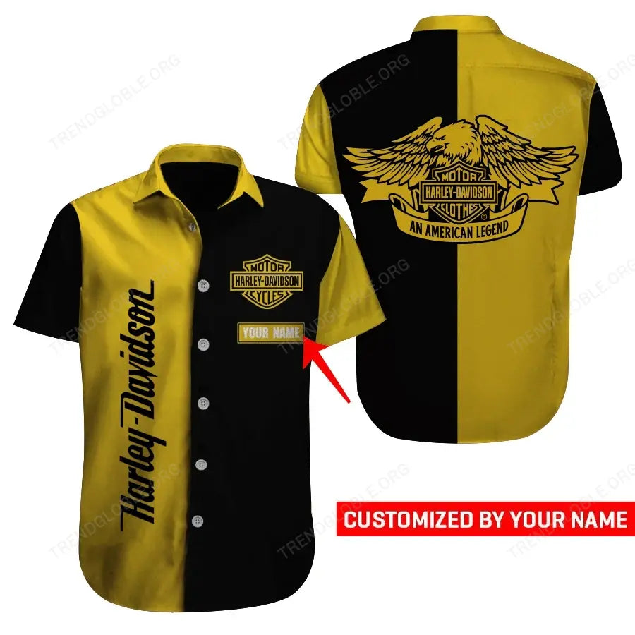 HLD Short Sleeve Shirts Custom Name T13