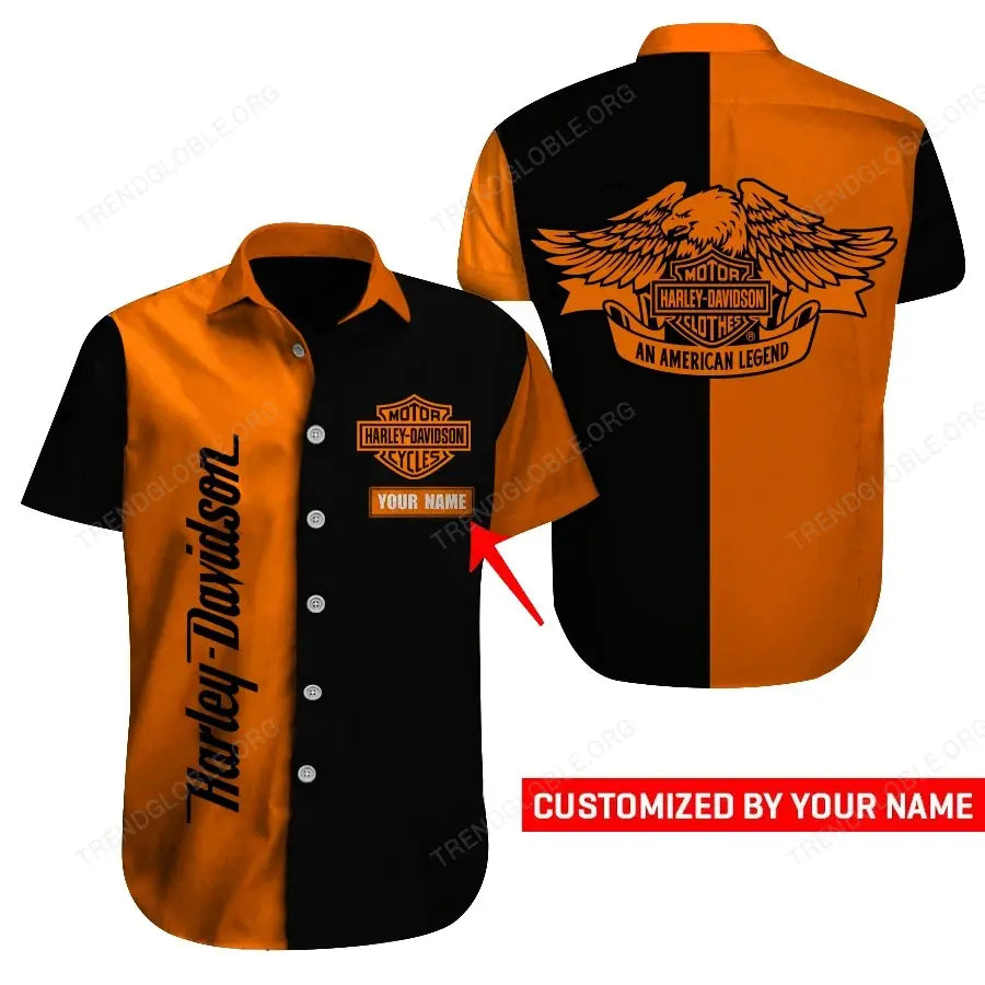 HLD Short Sleeve Shirts Custom Name T13