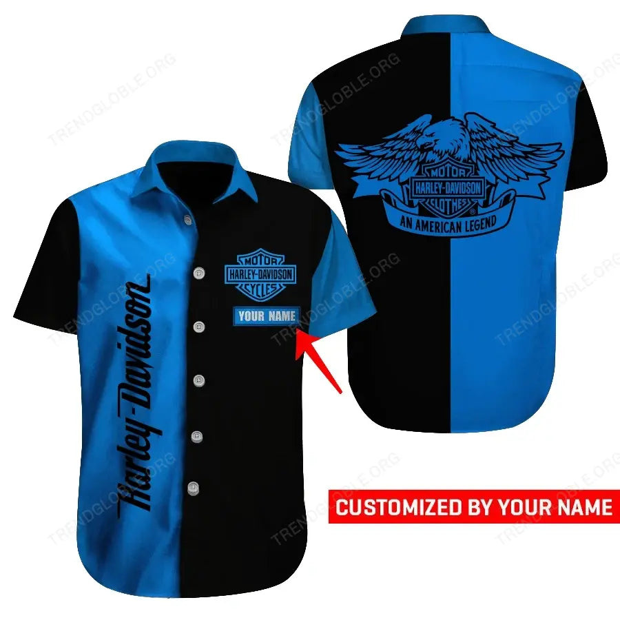 HLD Short Sleeve Shirts Custom Name T13