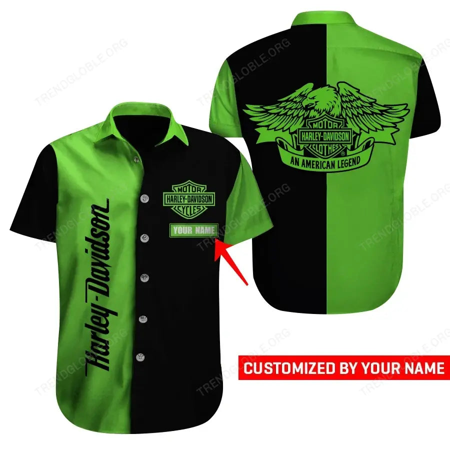 HLD Short Sleeve Shirts Custom Name T13