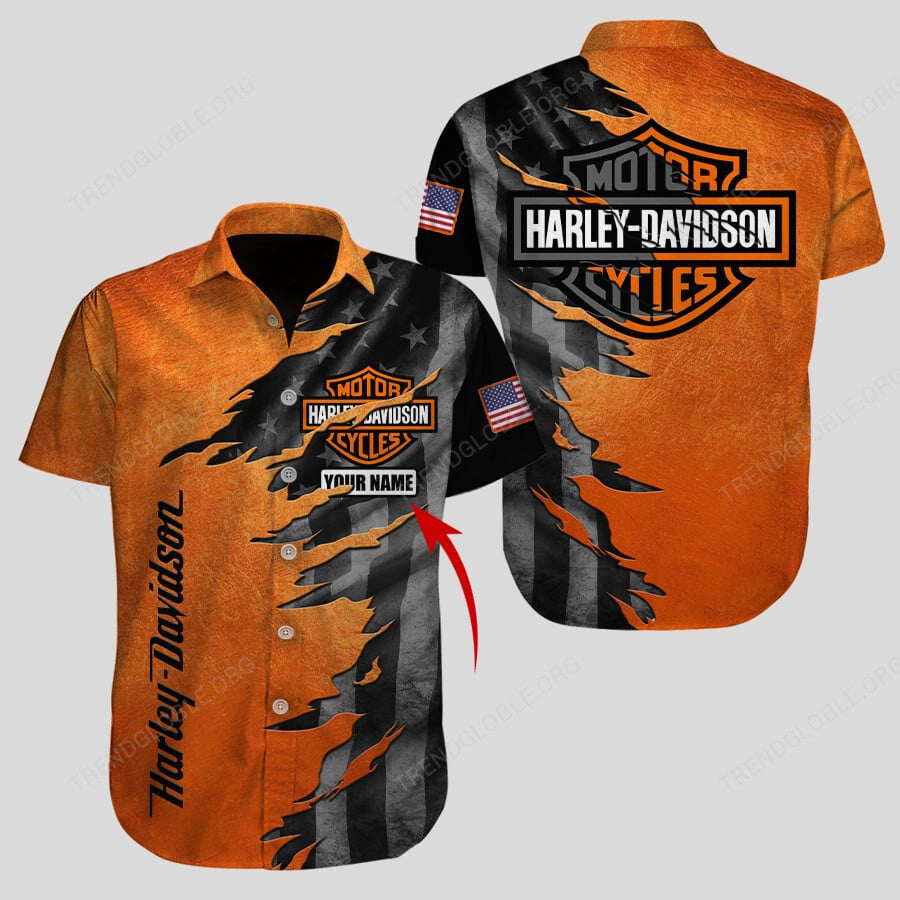 HLD Short Sleeve Shirts Custom Name T28