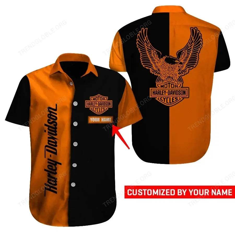 HLD Short Sleeve Shirts Custom Name T12