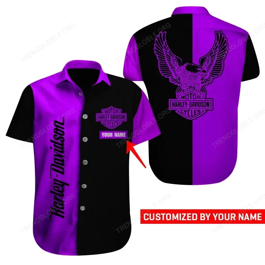 HLD Short Sleeve Shirts Custom Name T12