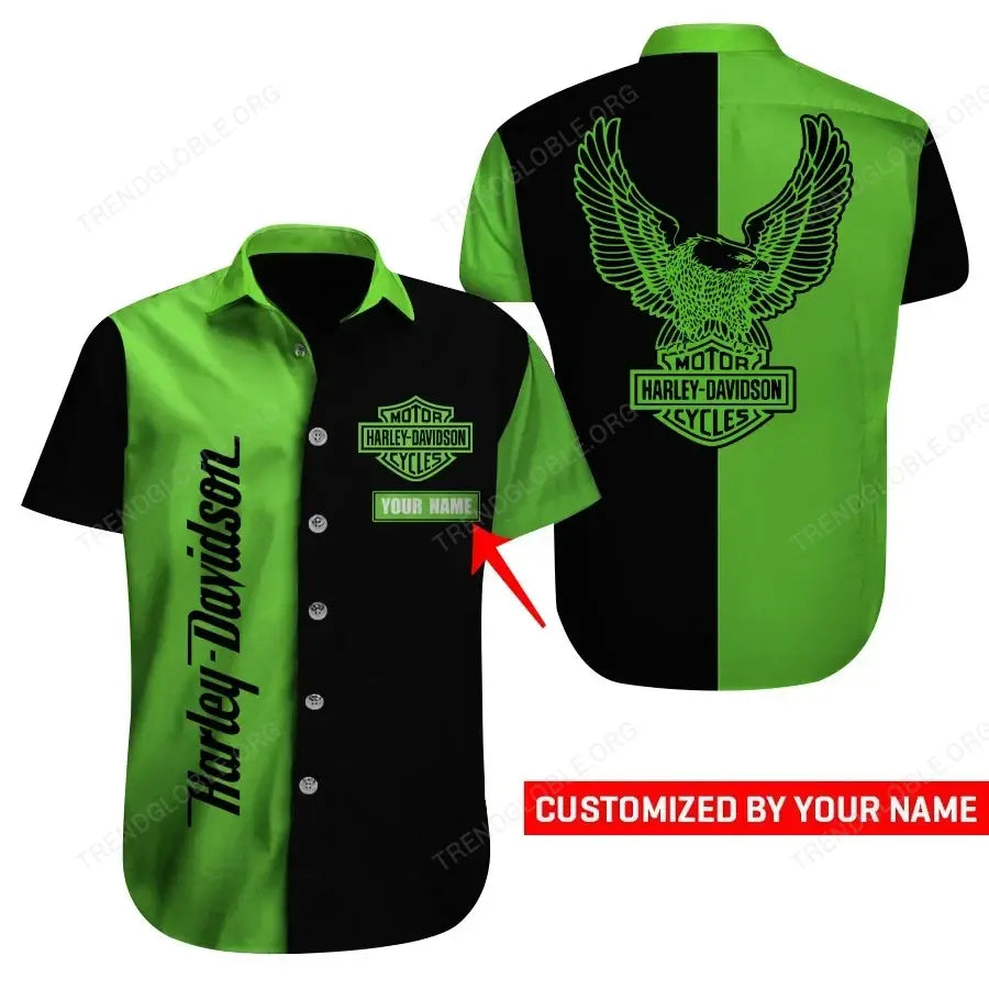 HLD Short Sleeve Shirts Custom Name T12