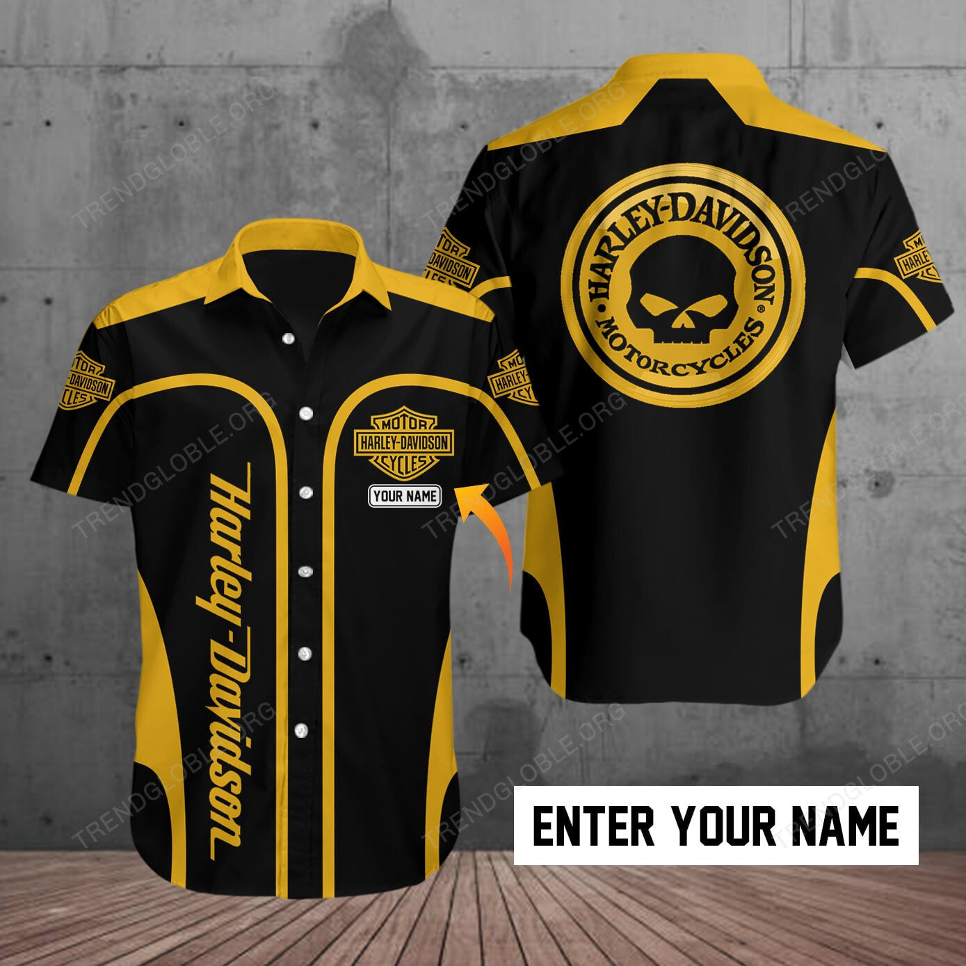 HLD Short Sleeve Shirts Custom Name T46
