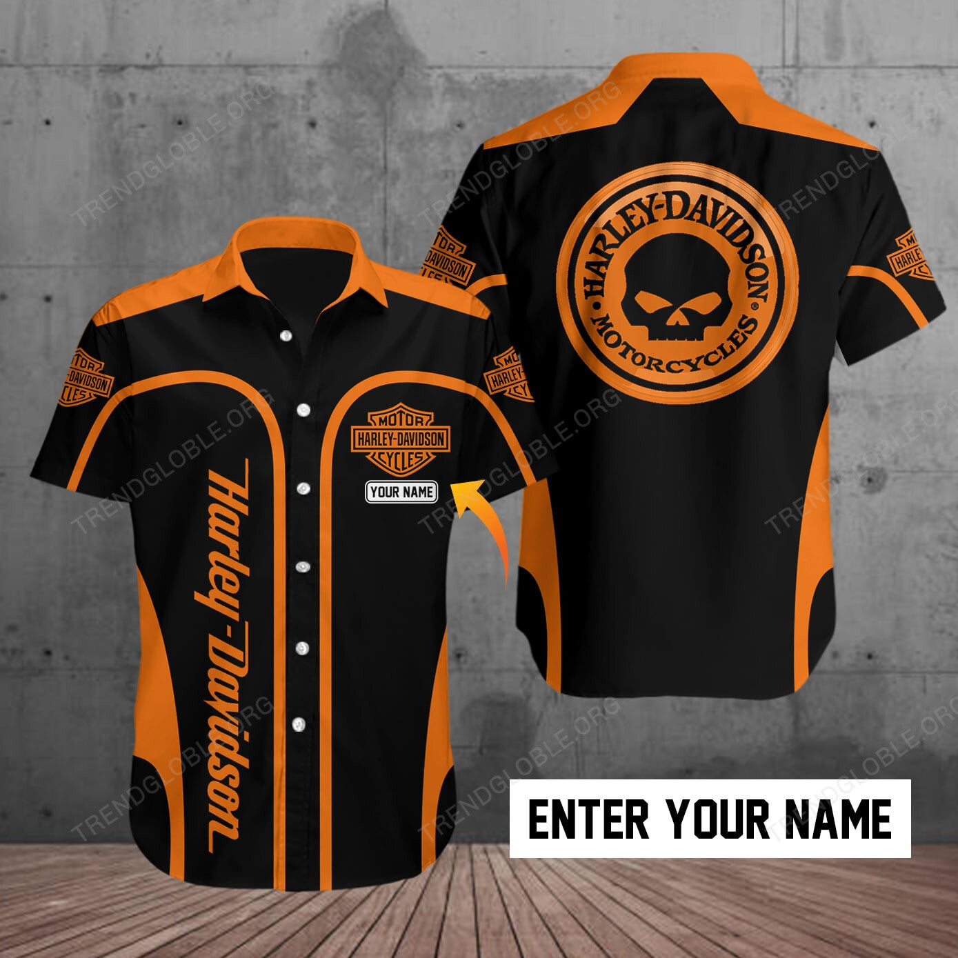 HLD Short Sleeve Shirts Custom Name T46