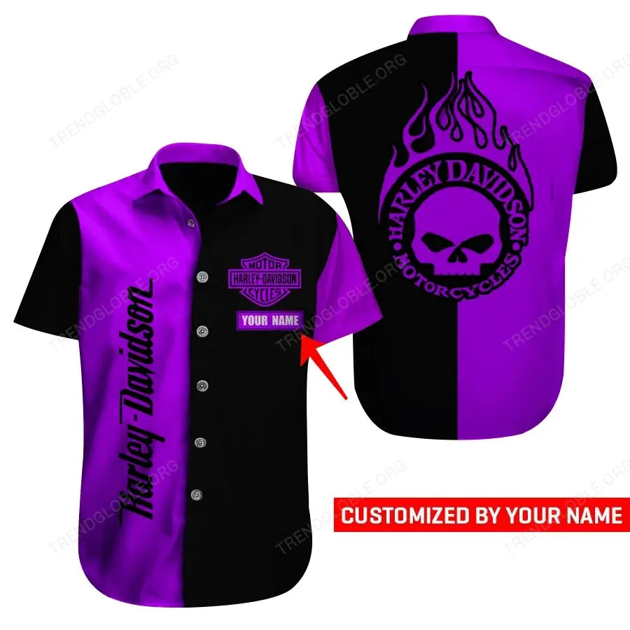 HLD Short Sleeve Shirts Custom Name T15