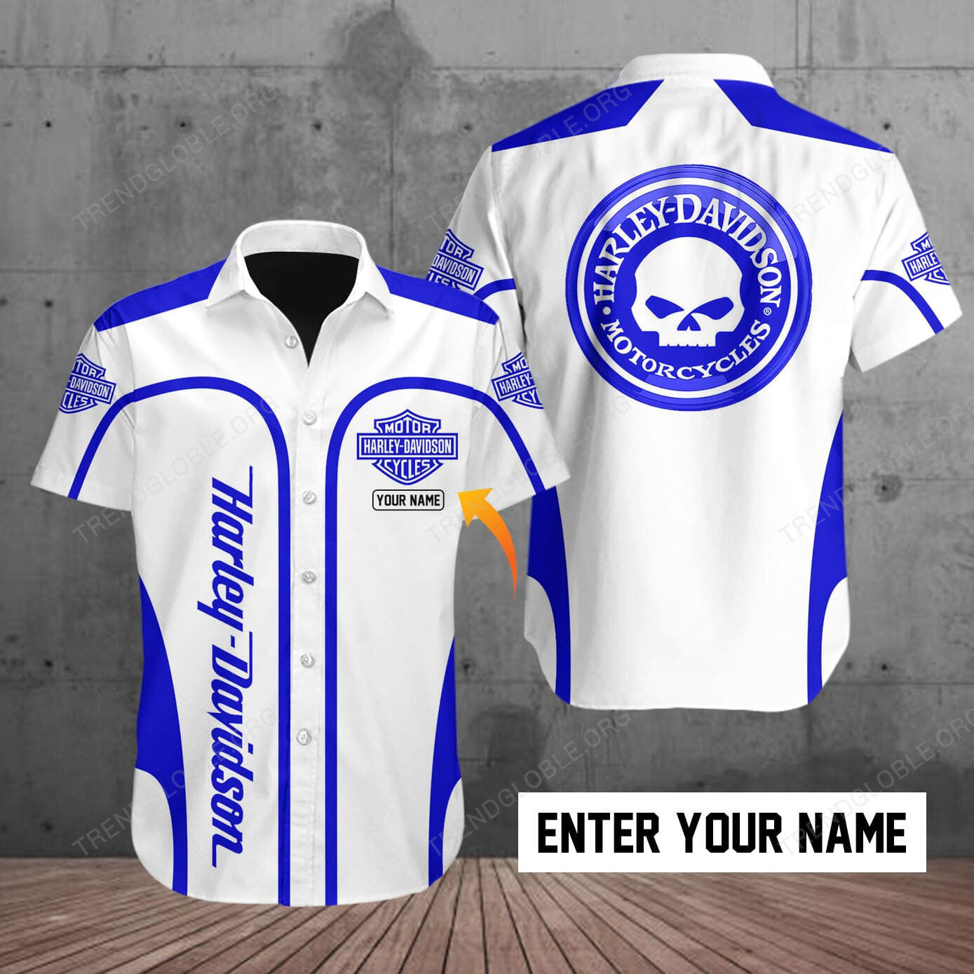 HLD Short Sleeve Shirts Custom Name T46