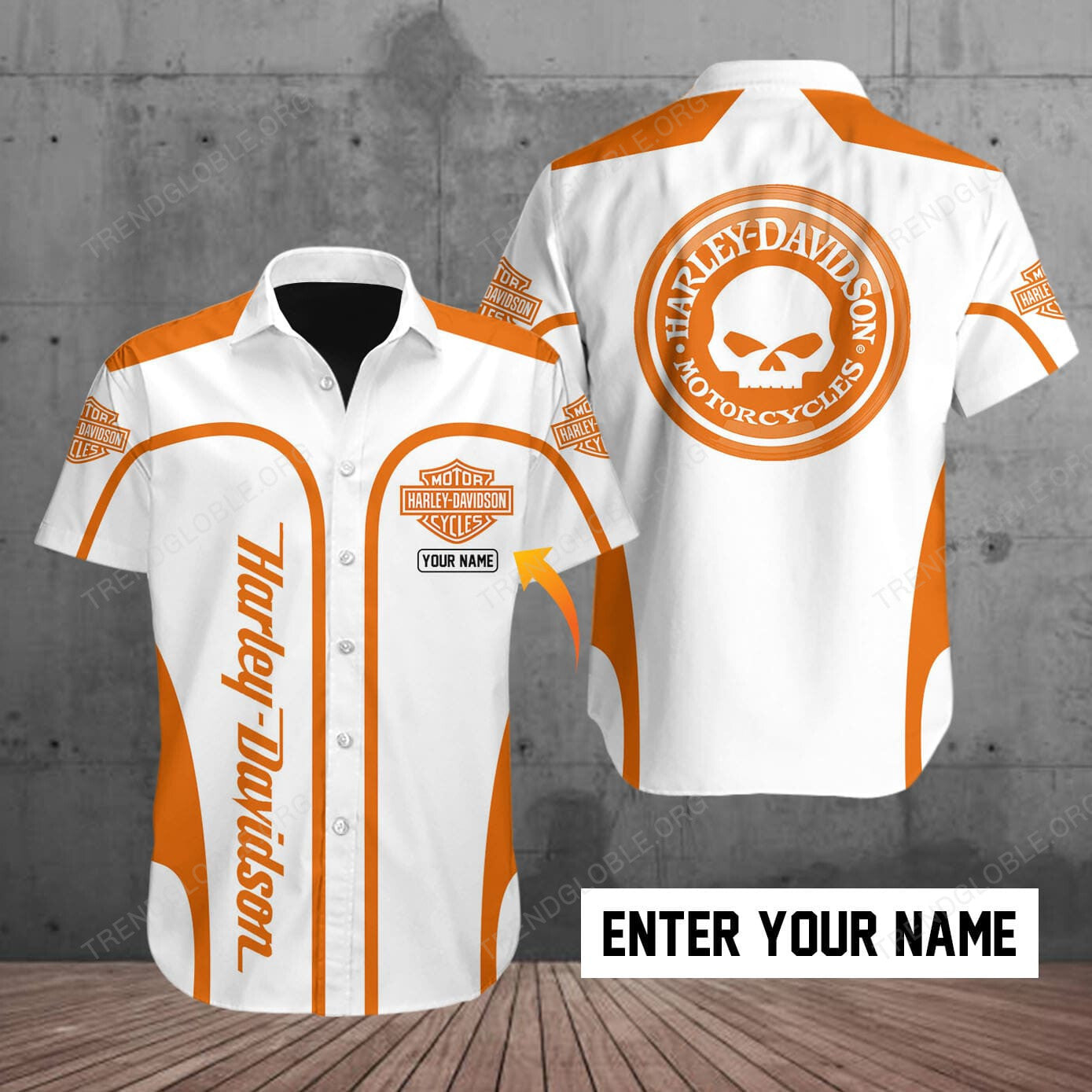 HLD Short Sleeve Shirts Custom Name T46