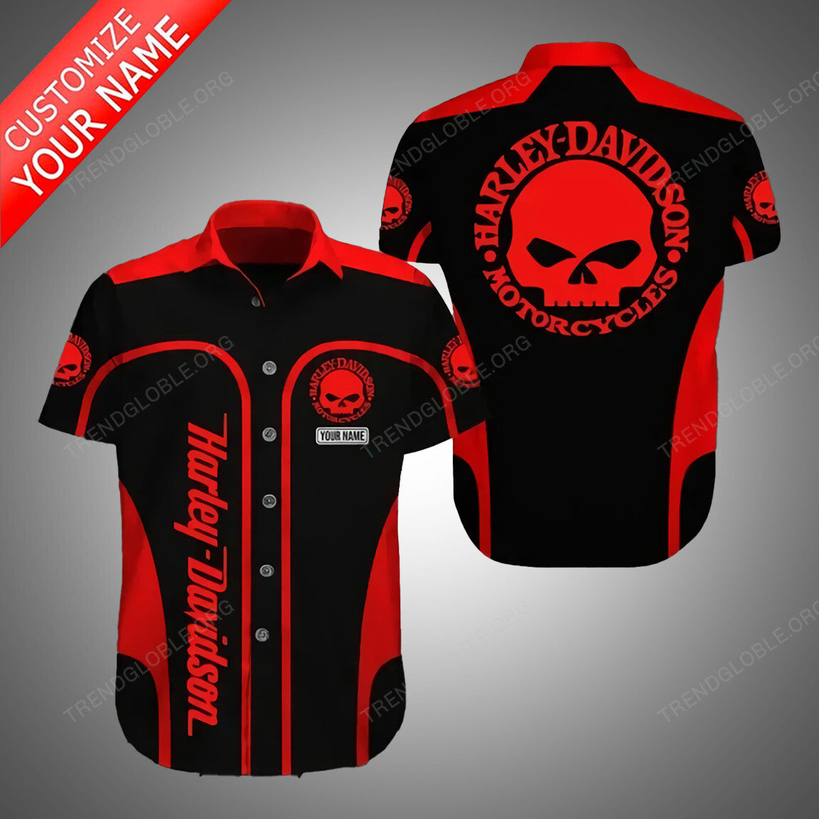 HLD Short Sleeve Shirts Custom Name T6-1