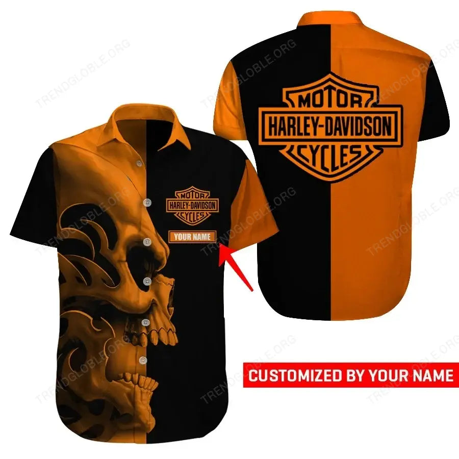 HD Short Sleeve Shirts Custom Name D38