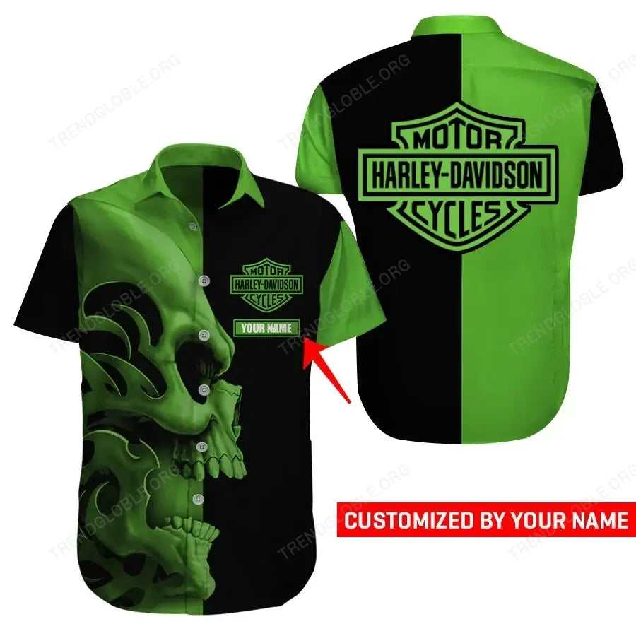 HD Short Sleeve Shirts Custom Name D38