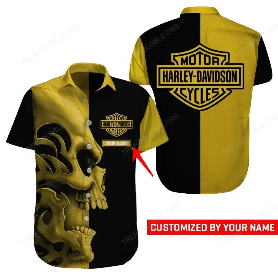 HD Short Sleeve Shirts Custom Name D38