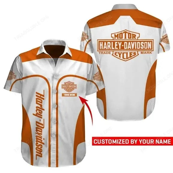 HD Short Sleeve Shirts Custom Name D35