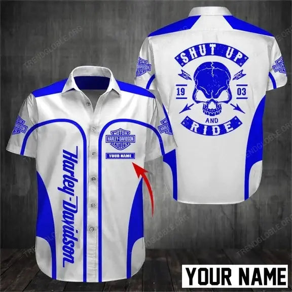 HD Short Sleeve Shirts Custom Name D33