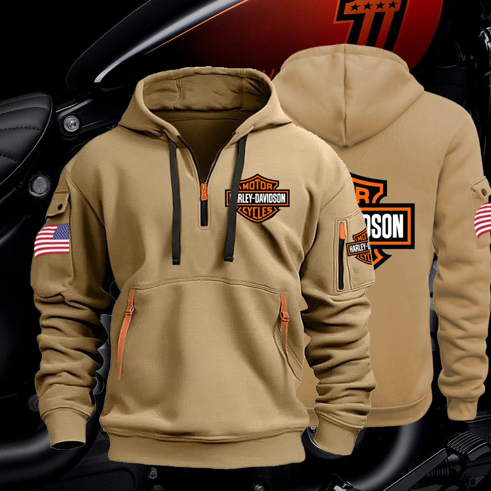 HD Exclusives Edition ! Quarter Zip Unisex Hoodie
