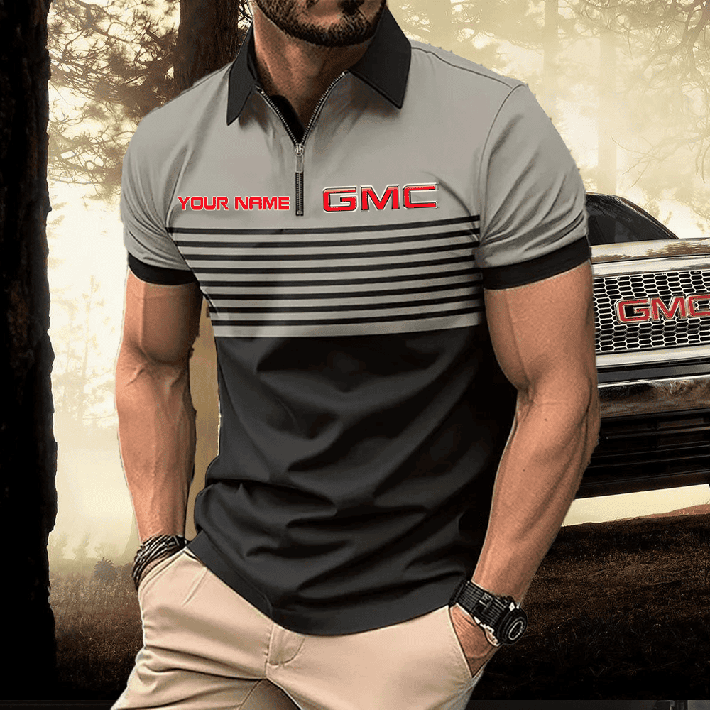 GMC Zipper Polo Shirt