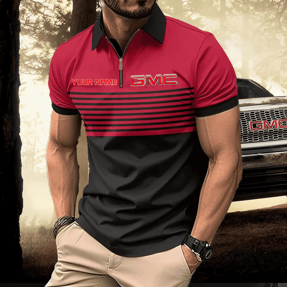 GMC Zipper Polo Shirt