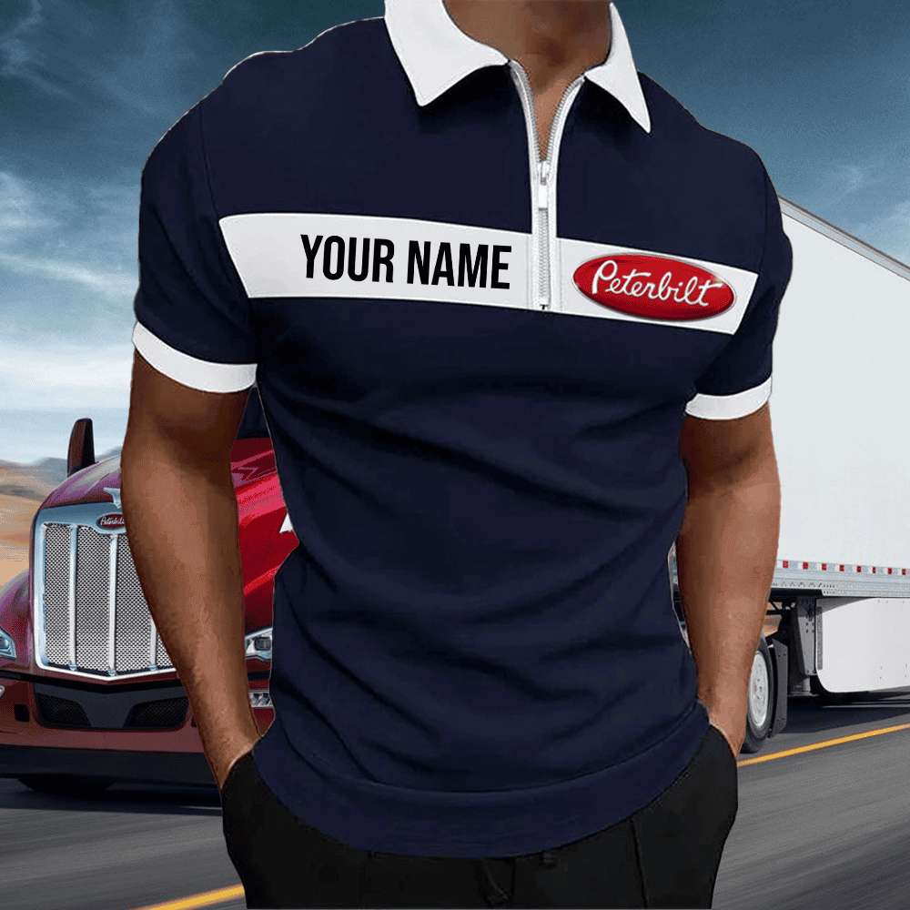 PB Zipper Polo Shirt Custom Name