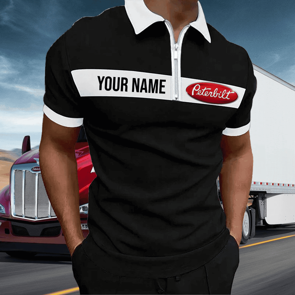 PB Zipper Polo Shirt Custom Name