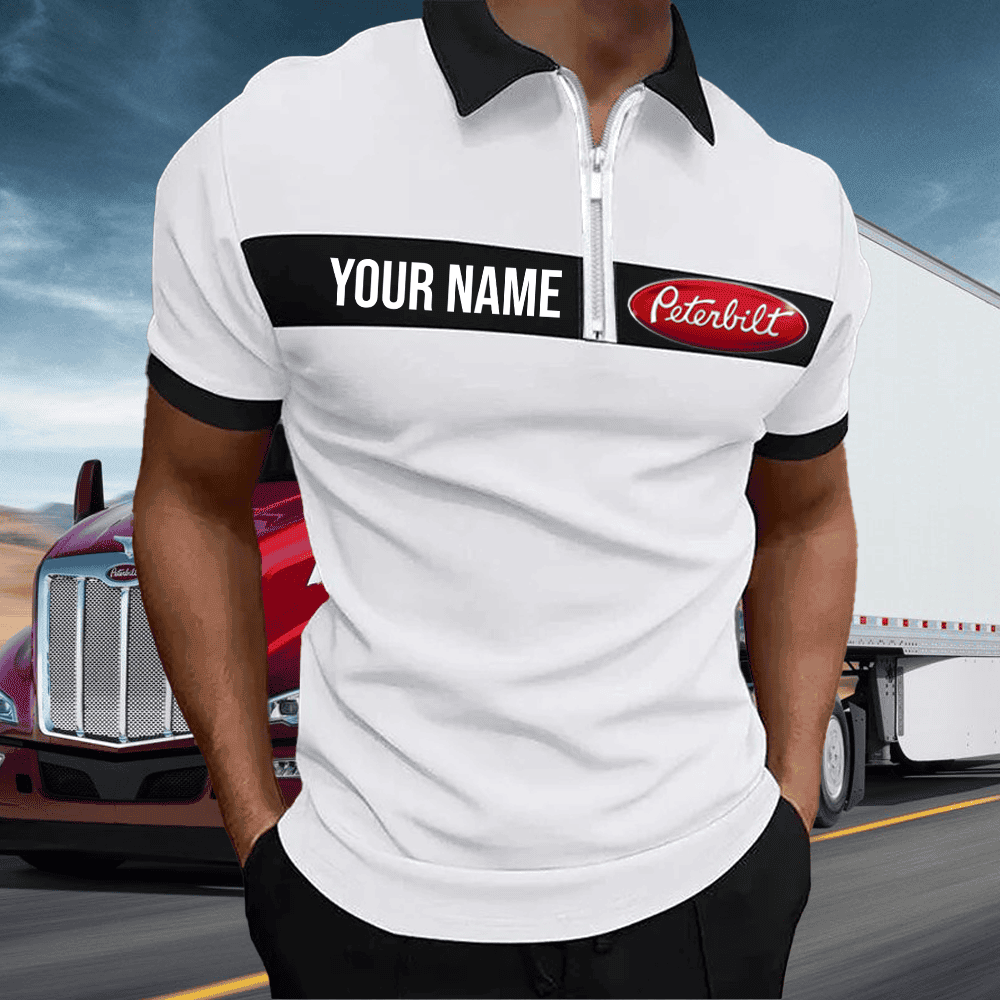 PB Zipper Polo Shirt Custom Name