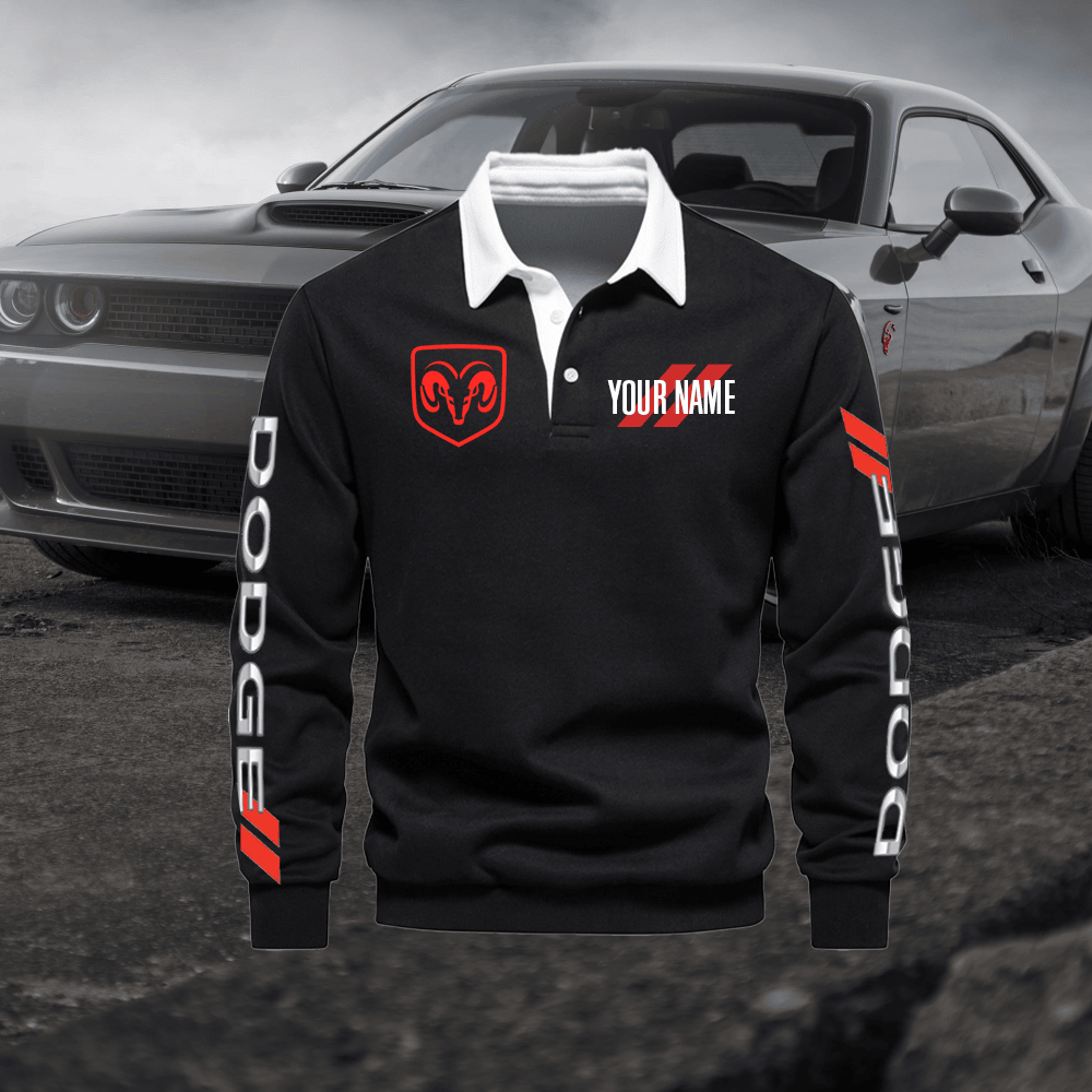 DG Custom Name Long Sleeve Polo Shirt