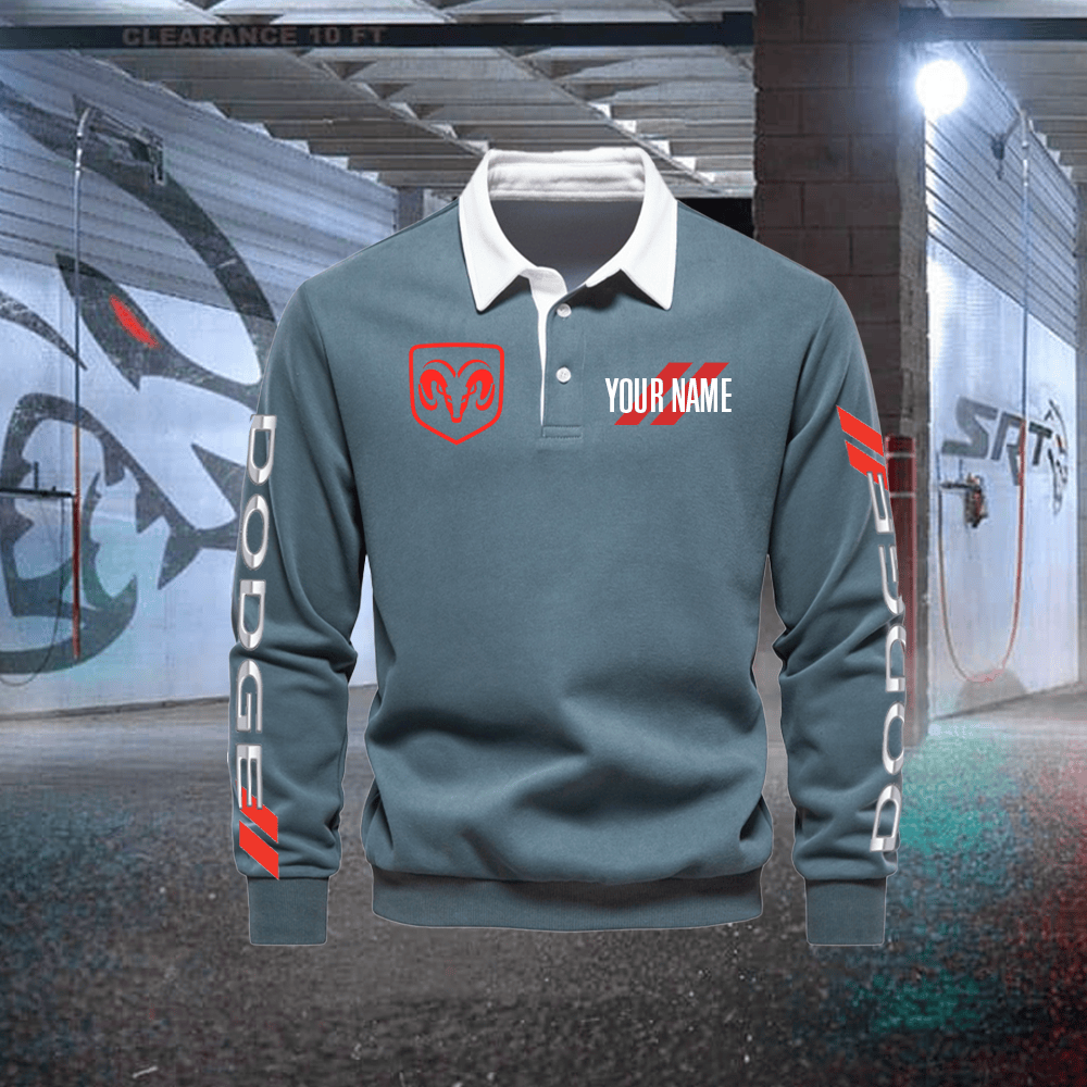 DG Custom Name Long Sleeve Polo Shirt