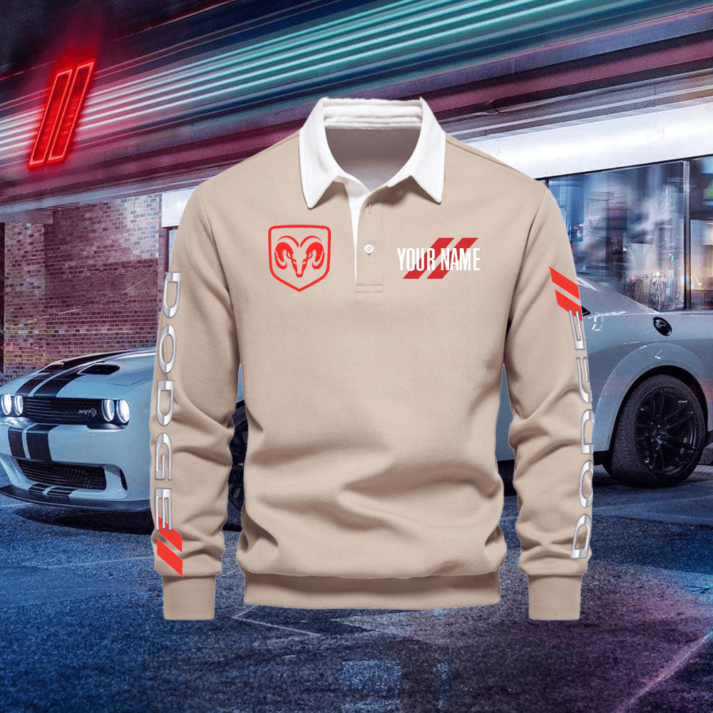 DG Custom Name Long Sleeve Polo Shirt
