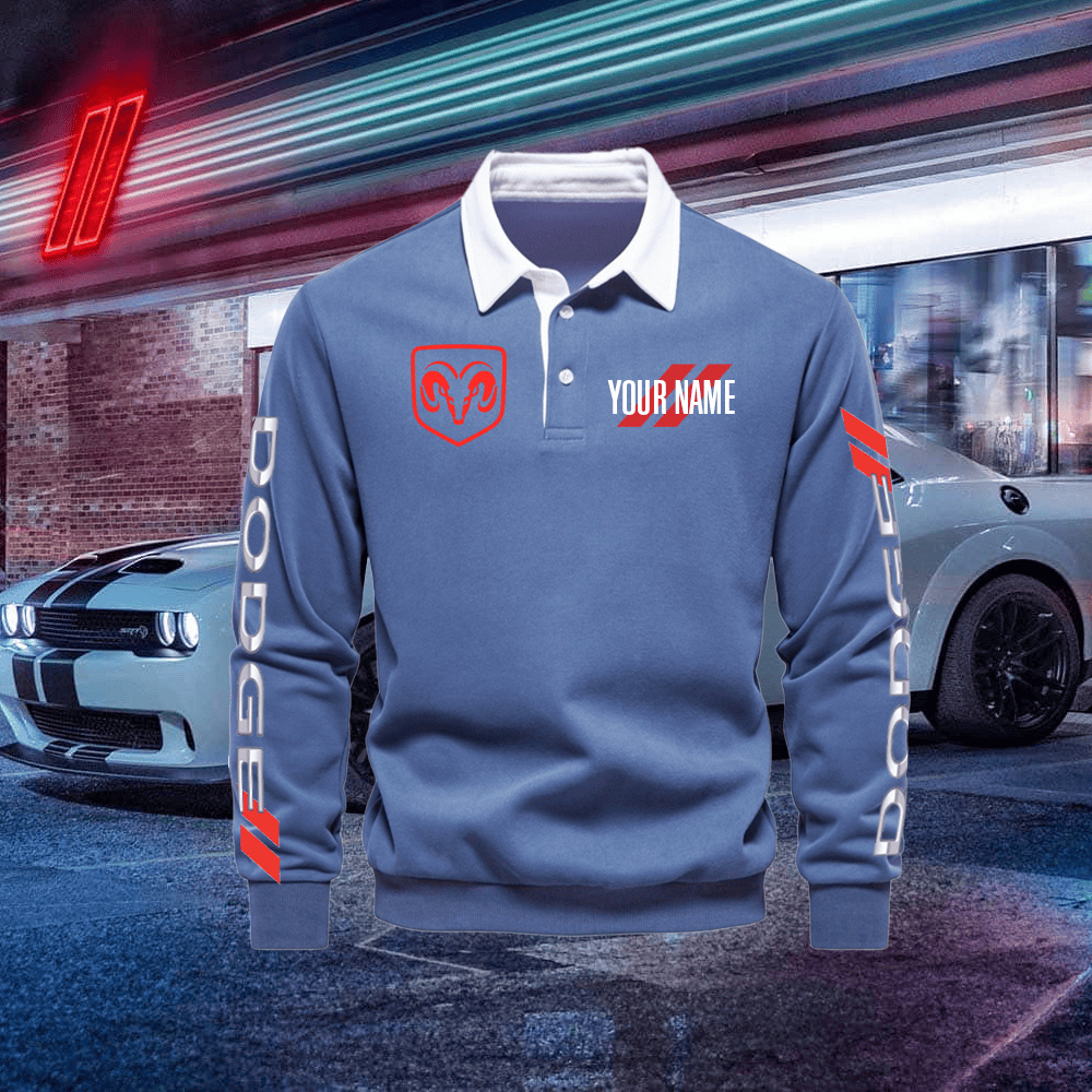DG Custom Name Long Sleeve Polo Shirt