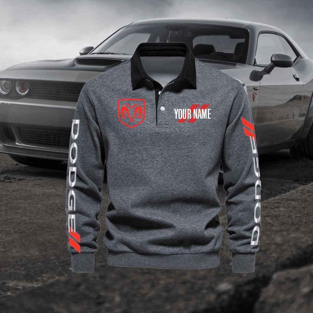 DG Custom Name Long Sleeve Polo Shirt