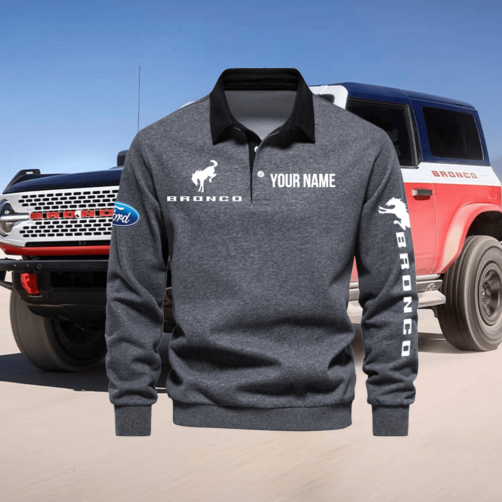 FD BR Long Sleeve Polo Shirt