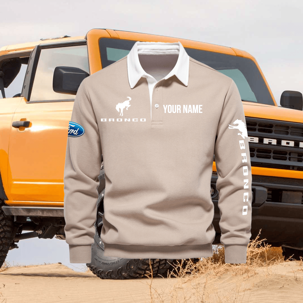 FD BR Long Sleeve Polo Shirt