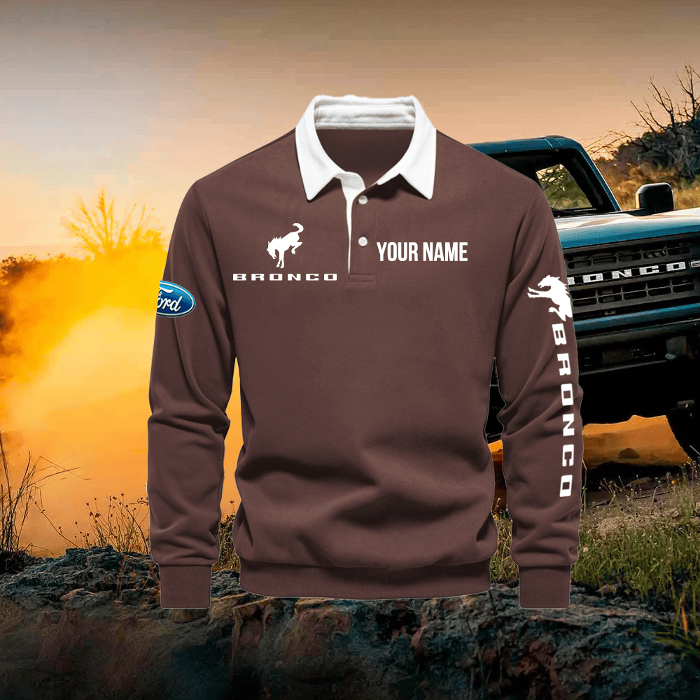 FD BR Long Sleeve Polo Shirt