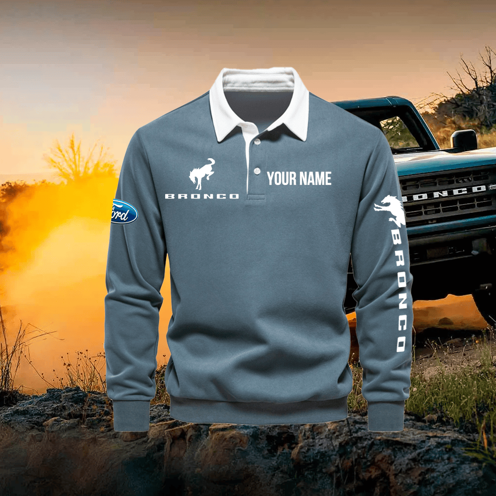 FD BR Long Sleeve Polo Shirt