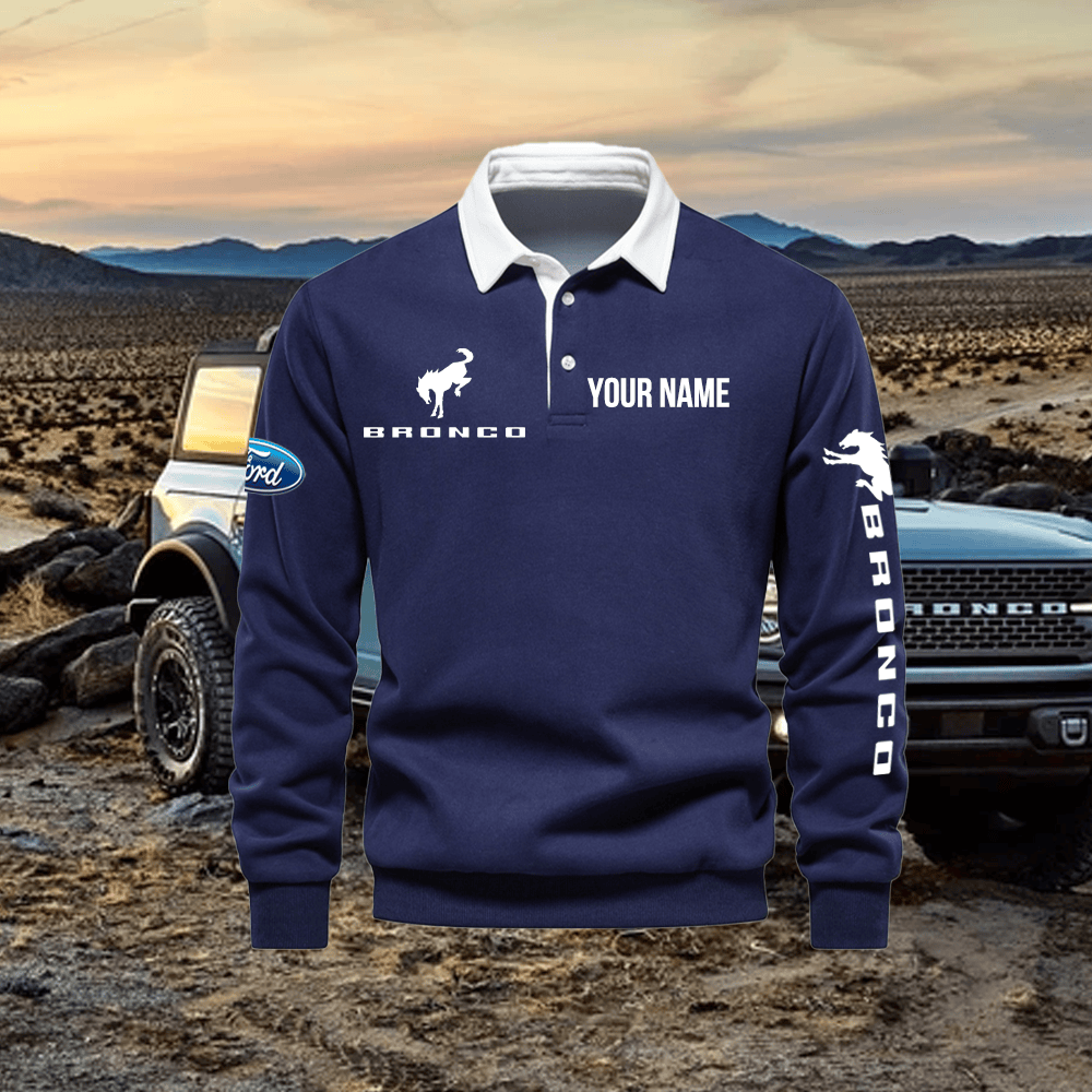 FD BR Long Sleeve Polo Shirt