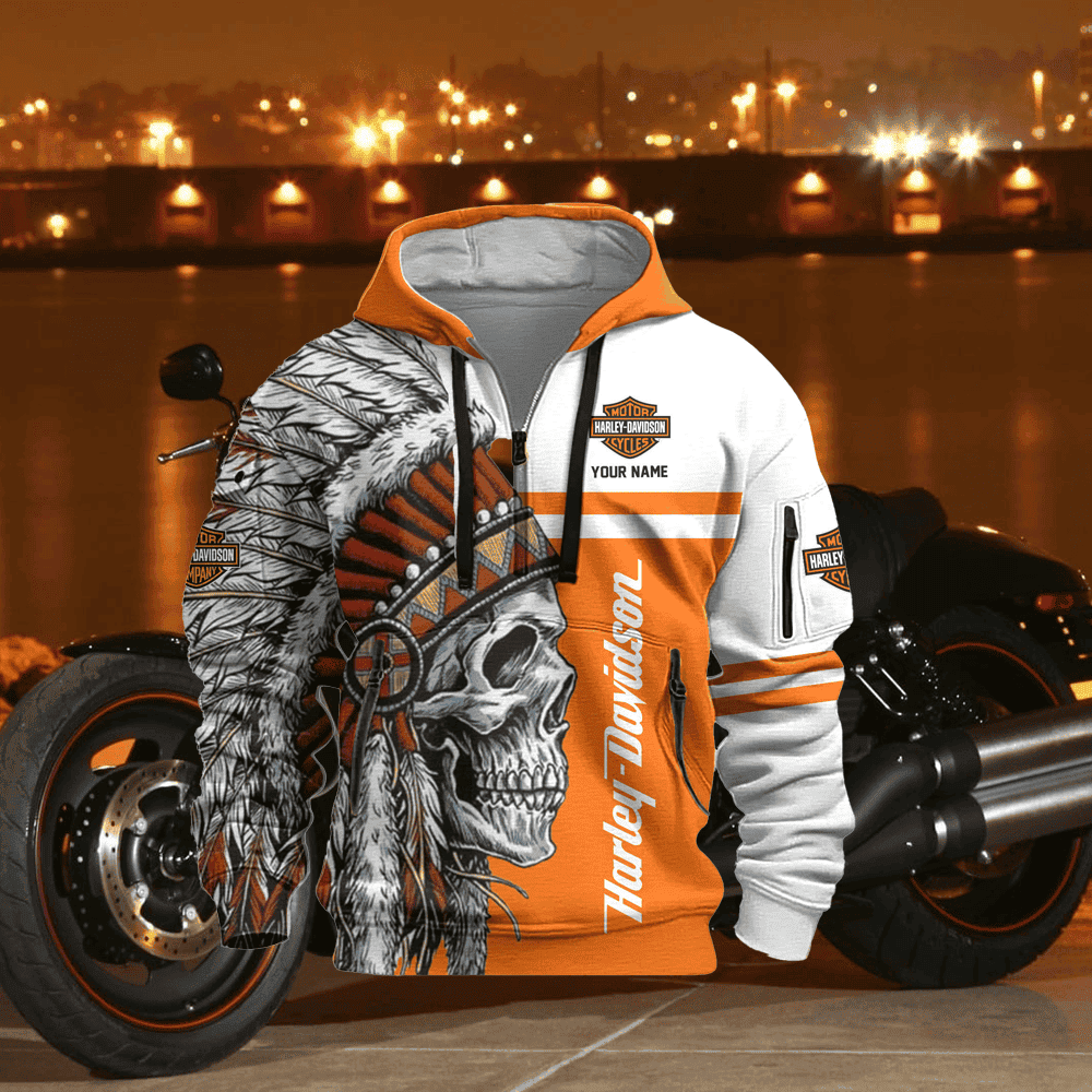 HD Custom Name Quater Zipper Jacket